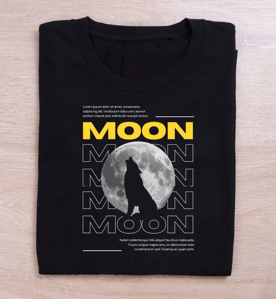 "Moon Wolf" Premium Graphic Tee